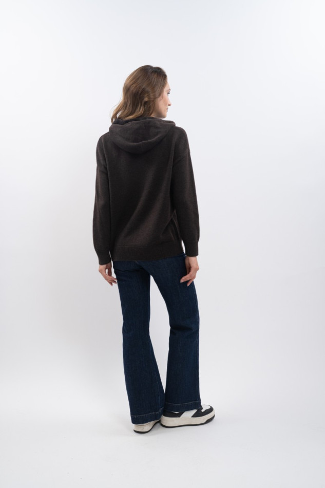 Aurelia Sweat maille Feminino - Cacao (Dark brown)