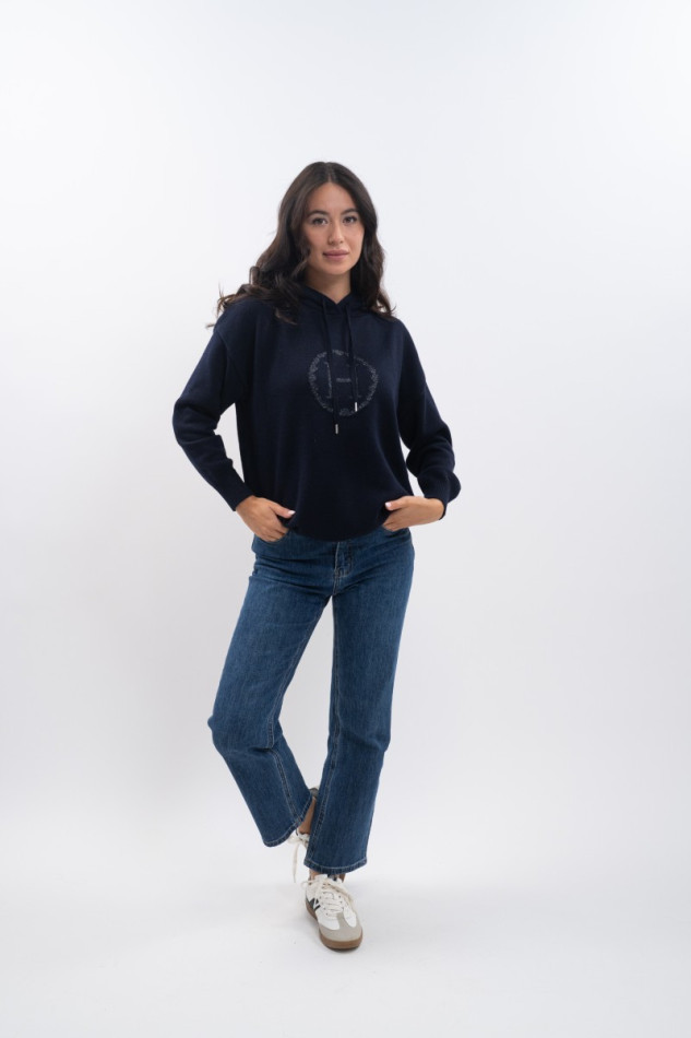 Aurelia Sweat maille Feminino - Marine (Navy)