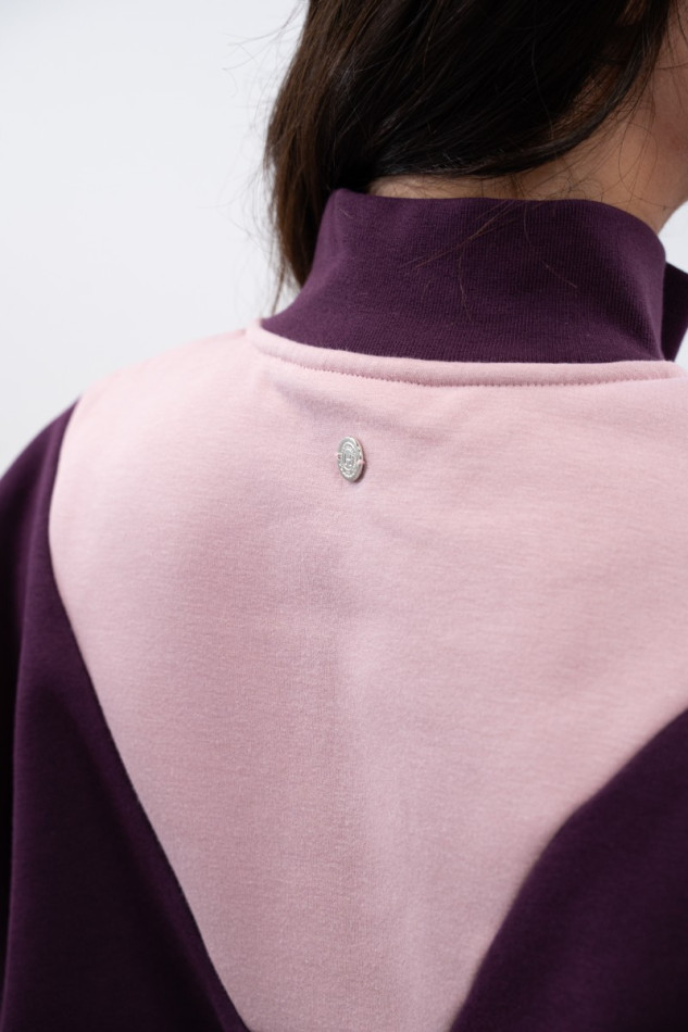 Ambre Sweat Femme - Dark purple/Light pink