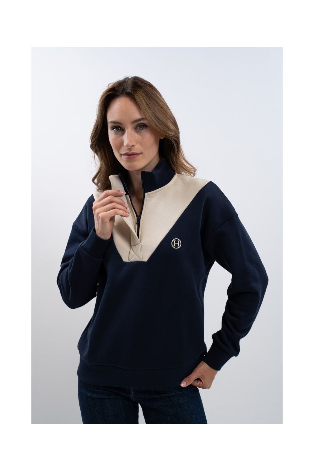 Ambre Sweat - Navy/Dune