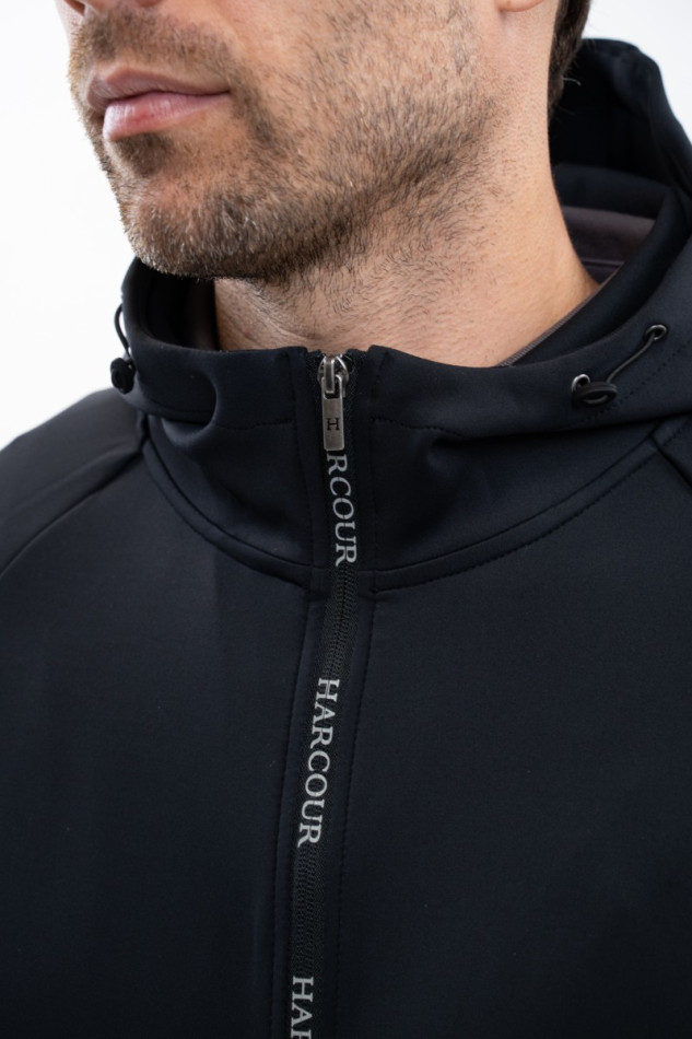 Aron felpa tecnica con zip Uomo - Nero (Black)
