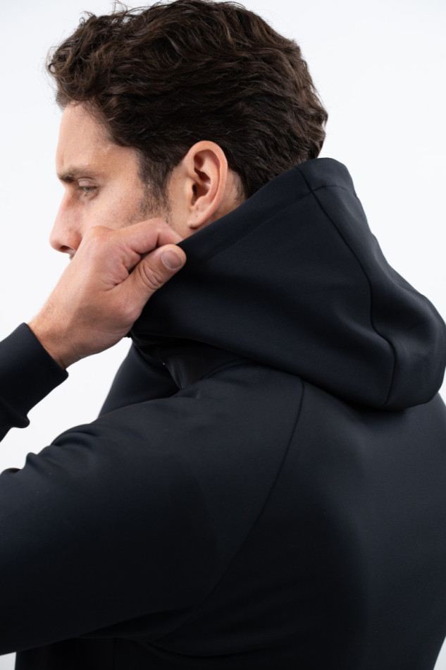 Aron Sudadera t&eacute;cnica con cremallera Hombre - Negro (Black)