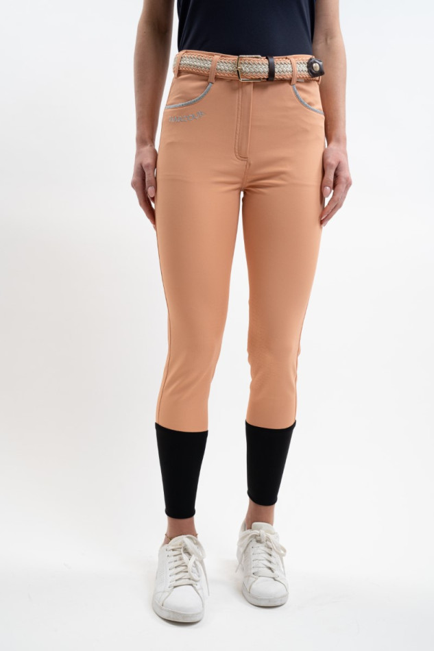 Jaltika Equestrian Fix System Grip Breeches - Abricot (Apricot)