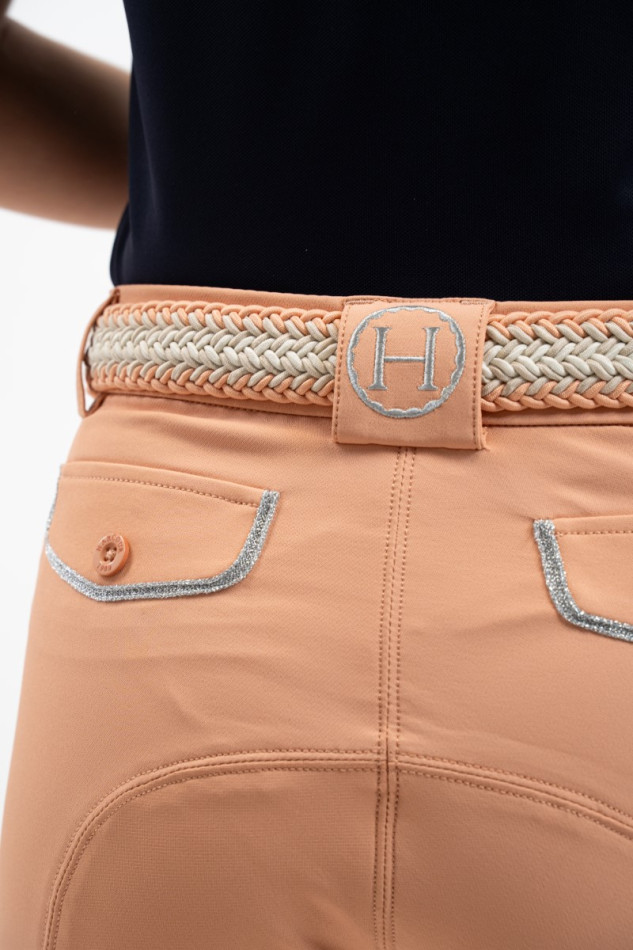 Jaltika Equestrian Fix System Grip Breeches - Abricot (Apricot)
