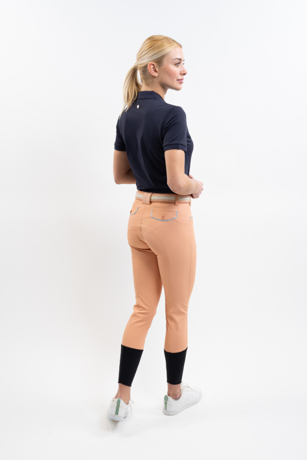 Jaltika Equestrian Fix System Grip Breeches - Abricot (Apricot)