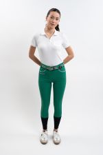 Pantalón de equitación Jaltika Fix system grip - Verde esmeralda Pantalón de equitación Jaltika Fix system grip - Verde esmeralda