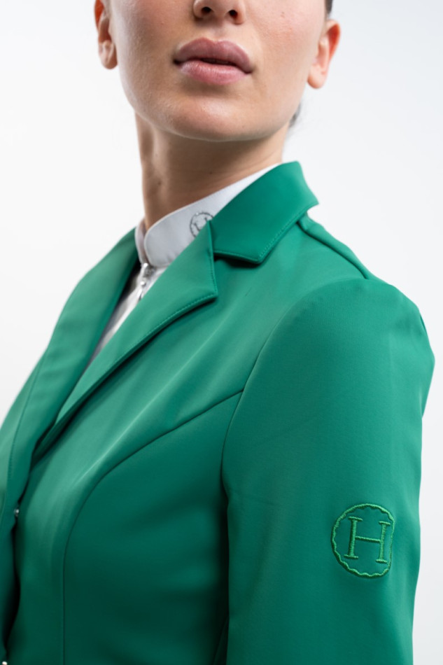 Jismy Casaco de Concurso Mulher - Emerald Green Jismy Casaco de Concurso Mulher - Emerald Green