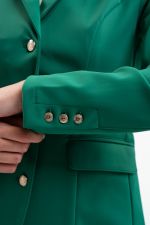 Jismy Casaco de Concurso Mulher - Emerald Green Jismy Casaco de Concurso Mulher - Emerald Green