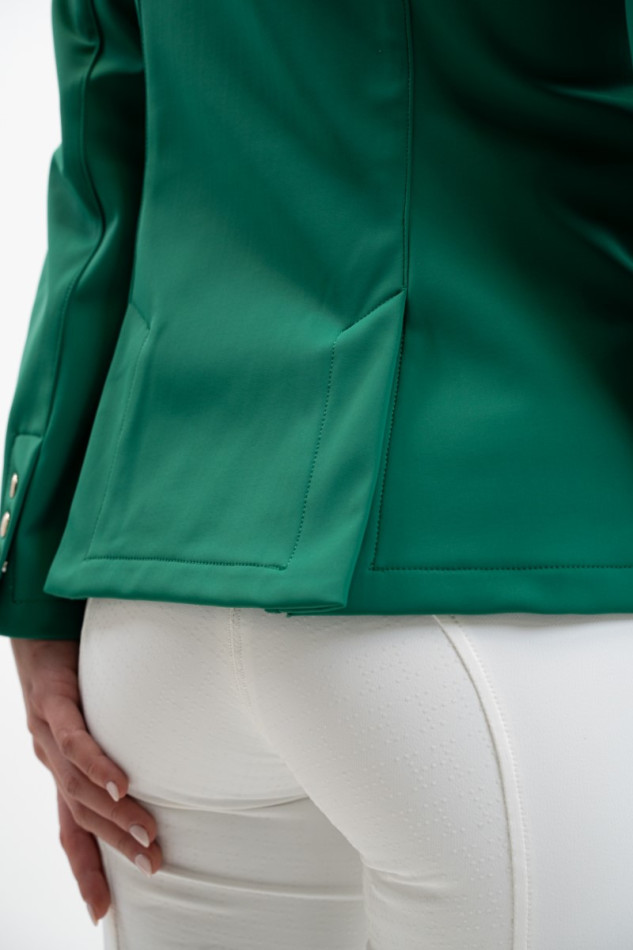 Jismy Casaco de Concurso Mulher - Emerald Green Jismy Casaco de Concurso Mulher - Emerald Green
