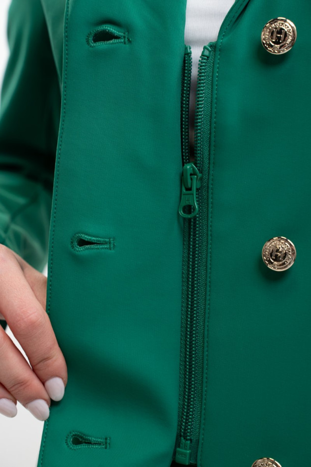 Jismy Casaco de Concurso Mulher - Emerald Green Jismy Casaco de Concurso Mulher - Emerald Green