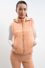 Berla Women's sleeveless jacket - Apricot Berla Women's sleeveless jacket - Apricot