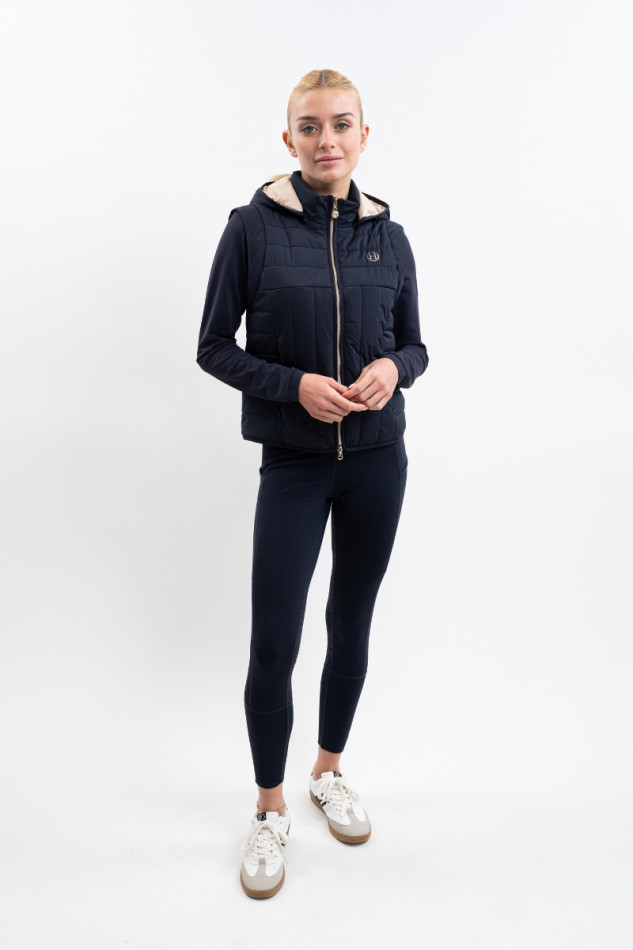 Berla Women's sleeveless jacket - Navy