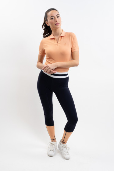 Brookie Legging Full seat Femme - Navy/Apricot