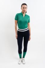 Brookie Women's Full Seat Legging - Navy/Emerald Green Brookie Women's Full Seat Legging - Navy/Emerald Green