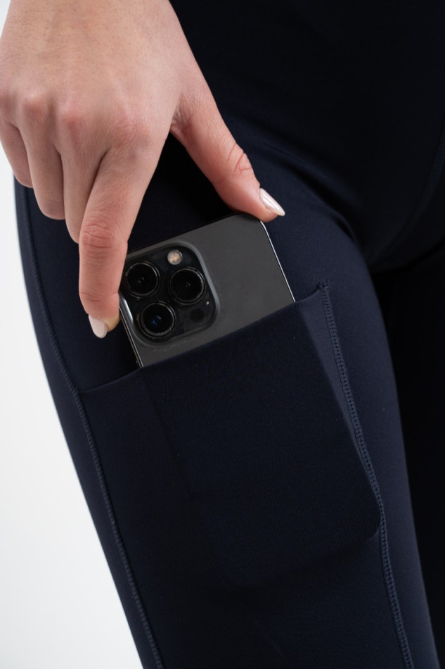 Brookie Legging Full seat Femme - Navy/Emerald Green