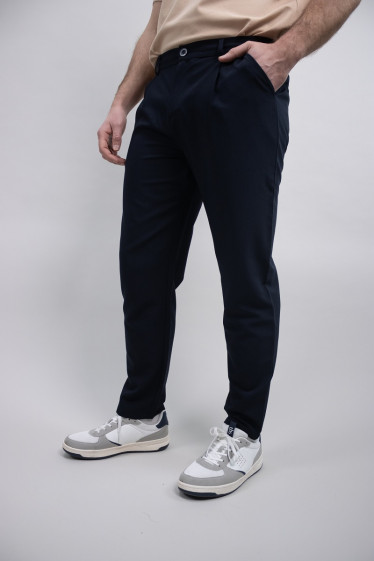 Bruno Pantalon Chino Homme Summer 24 - Marine (Navy)