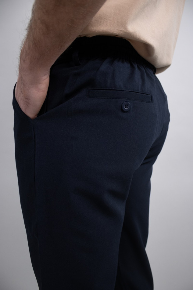 Bruno Chinohose Mann Summer 24 - Marine (Navy)