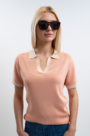 Peach Polo Femme - Abricot (Apricot)