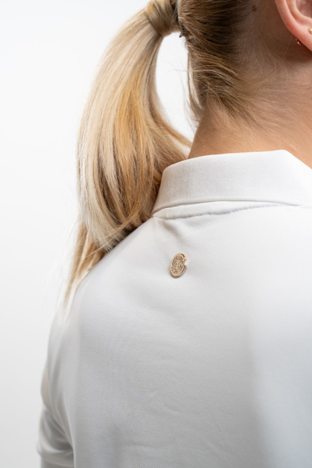 Popsy Polo MC Femme - Blanc (White)