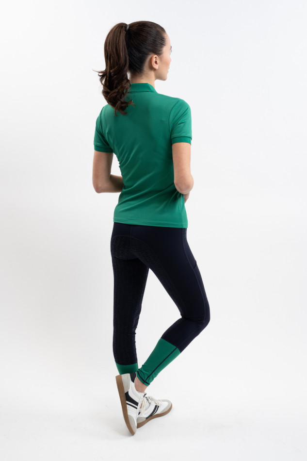 Popsy Polo MC Femme - Emerald Green