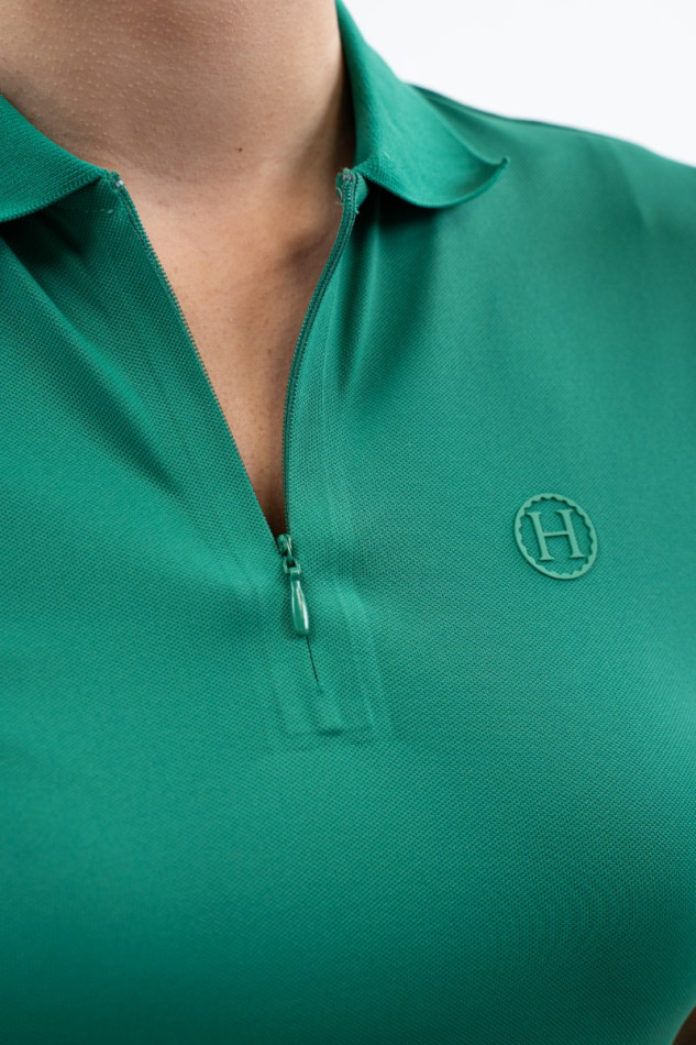 Popsy Polo MC Femme - Emerald Green