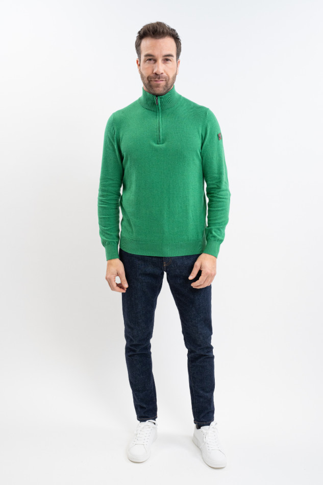 Parmo Herrenpullover - Emerald Green