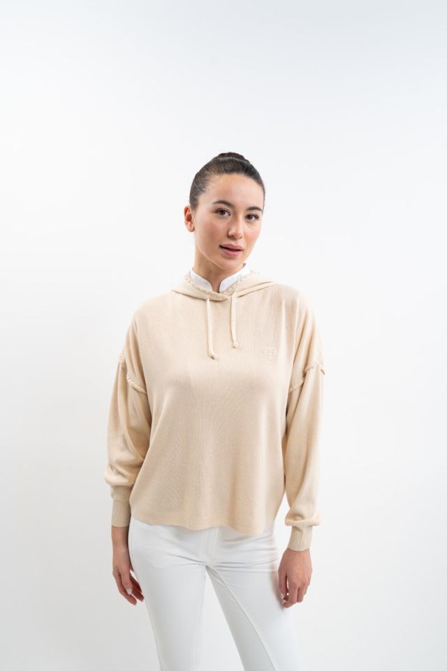 Plume Sudadera con capucha para mujer - Lino