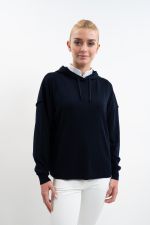 Plume Damen Kapuzenpullover - Marine (Navy) Plume Damen Kapuzenpullover - Marine (Navy)