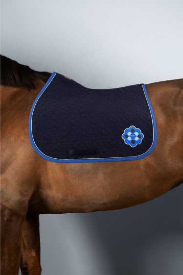 Charles Versailles Saddle Pad - Navy