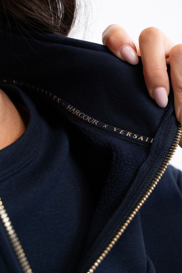Louise Sweat Zip Femme Versailles - Marine (Navy)