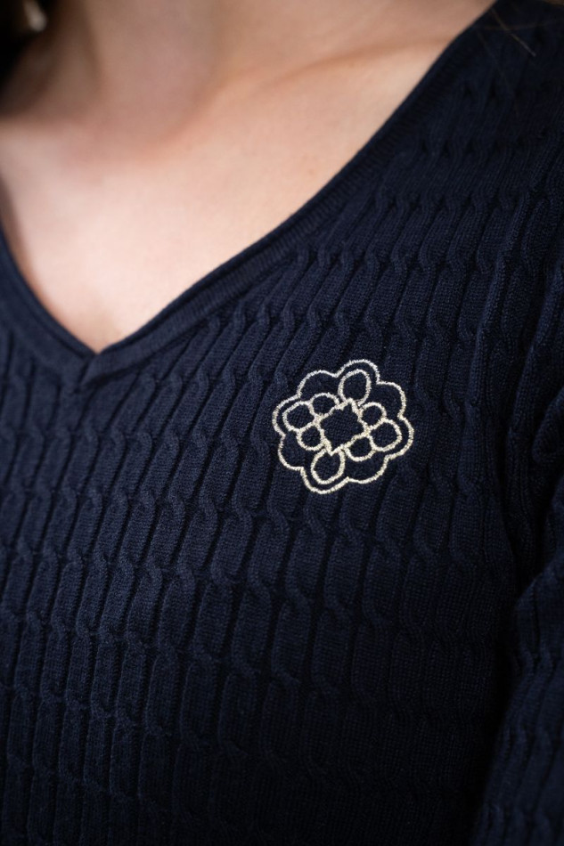 Jersey Versailles Mujer Antoinette - Azul marino