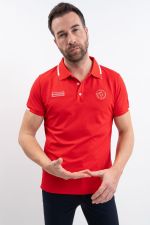 Dranse Polo Homme SWISS EQUESTRIAN FRIENDS - Rouge (Red) Dranse Polo Homme SWISS EQUESTRIAN FRIENDS - Rouge (Red)