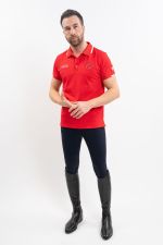 Dranse Polo Homme SWISS EQUESTRIAN FRIENDS - Rouge (Red) Dranse Polo Homme SWISS EQUESTRIAN FRIENDS - Rouge (Red)