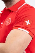 Dranse Polo Homme SWISS EQUESTRIAN FRIENDS - Rouge (Red) Dranse Polo Homme SWISS EQUESTRIAN FRIENDS - Rouge (Red)