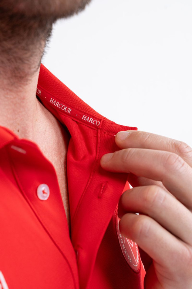 Dranse Polo Homme SWISS EQUESTRIAN FRIENDS - Rouge (Red)