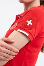 Douve Polo Femme SWISS EQUESTRIAN FRIENDS - Rouge (Red) Douve Polo Femme SWISS EQUESTRIAN FRIENDS - Rouge (Red)