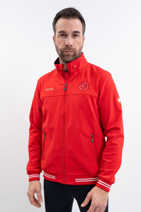Menthue Casaco Unissexo SWISS EQUESTRIAN FRIENDS - Vermelho (Red)