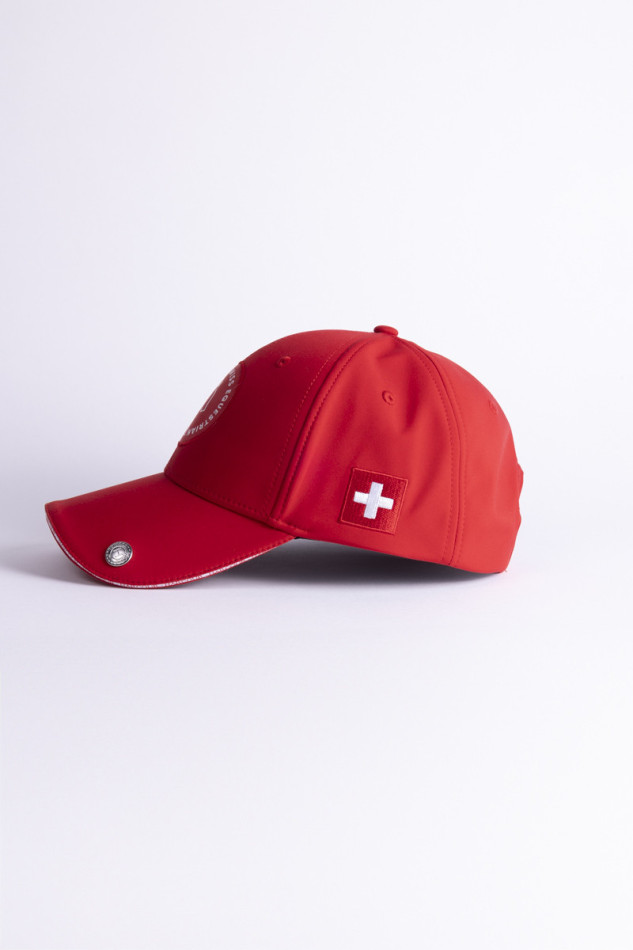 Zhil Casquette SWISS EQUESTRIAN FRIENDS - Rouge (Red)