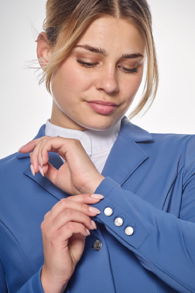 Chaqueta de carreras Jismy para mujer - Azul acero