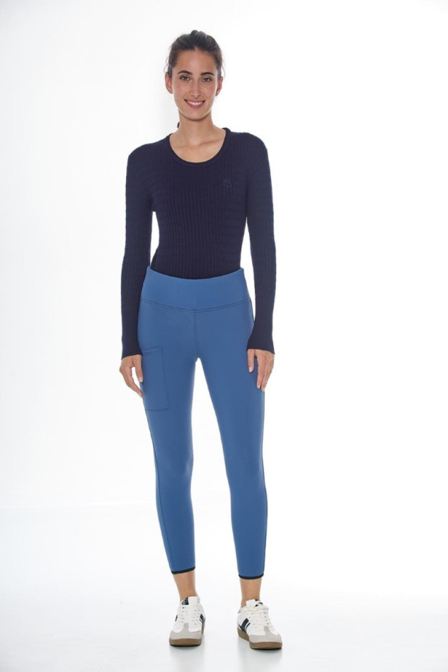 Lili Legging Polaire Femme - Steel Blue