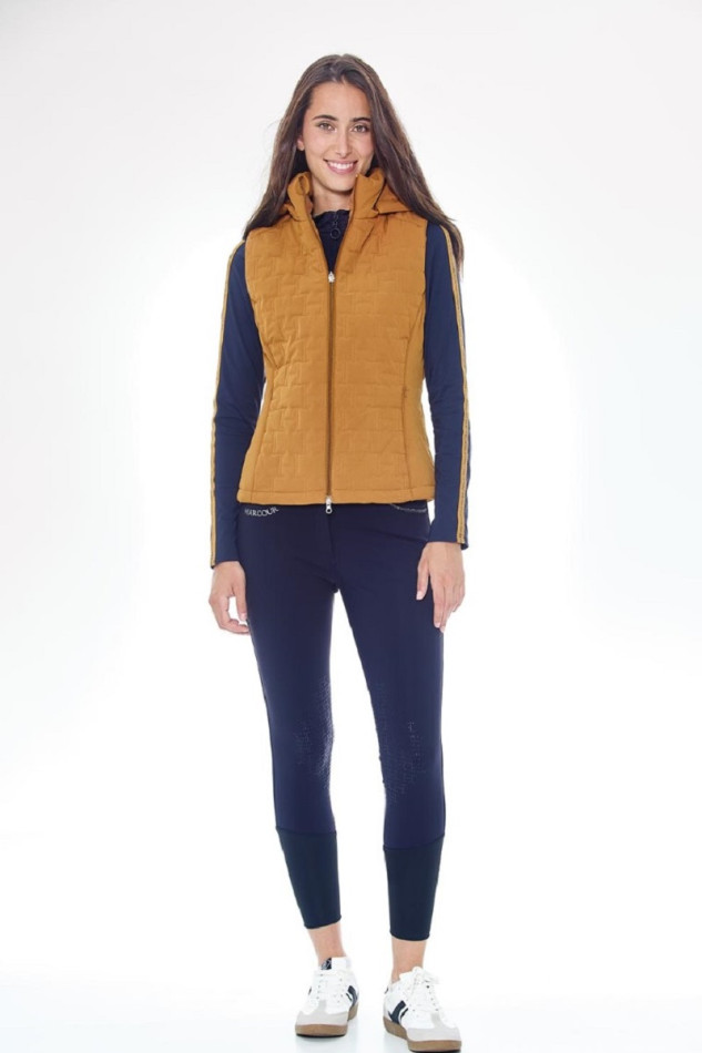 Bernie Women's sleeveless cardigan - Golden Yellow Bernie Women's sleeveless cardigan - Golden Yellow