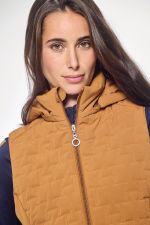 Bernie Women's sleeveless cardigan - Golden Yellow Bernie Women's sleeveless cardigan - Golden Yellow