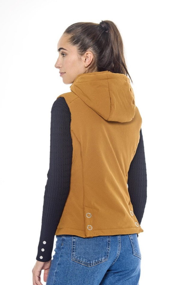 Bernie Gilet sans manches Femme - Golden Yellow
