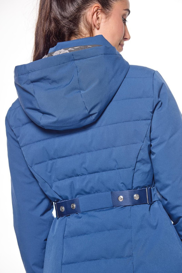Jolina Women's Parka - Steel Blue