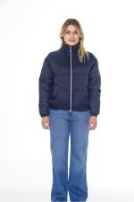 Janari Giacca Puffer - Navy/Silver Janari Giacca Puffer - Navy/Silver