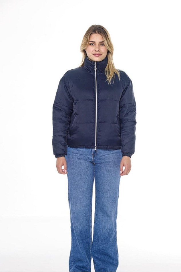 Janari Giacca Puffer - Navy/Silver Janari Giacca Puffer - Navy/Silver