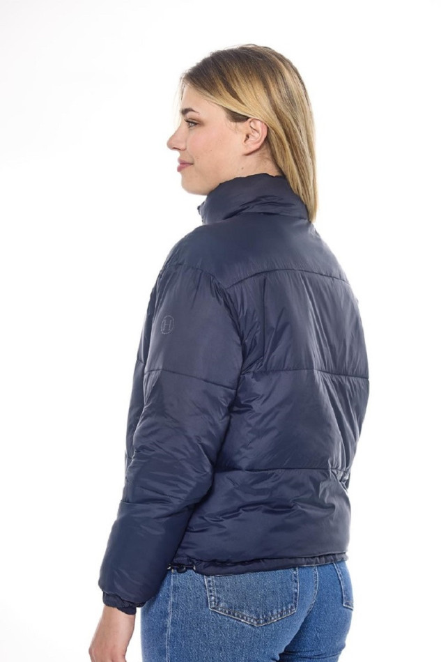 Janari Veste Puffer - Navy/Silver