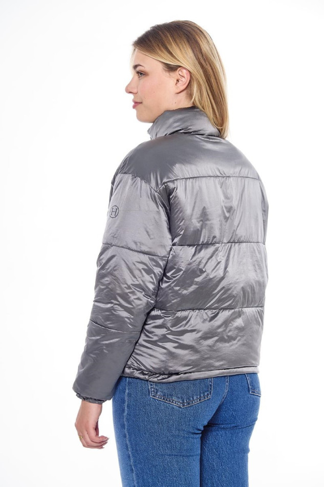 Janari Pufferjacke - Navy/Silver