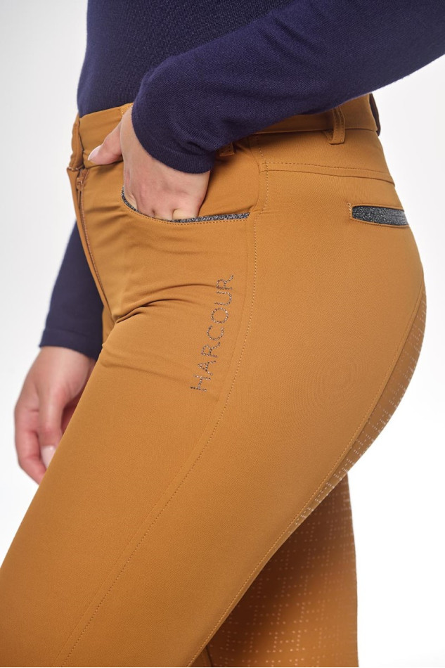 Boogie Pantalon &eacute;quitation Full seat Femme Rider - Golden Yellow