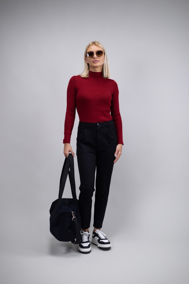 Pavia Chino Jersey Damen - Schwarz (Black)